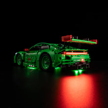 Load image into Gallery viewer, Lego Porsche 911 GT3 R REXY AO Racing Car 42224 Light Kit - BrickFans
