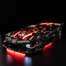 Load image into Gallery viewer, Lego Koenigsegg Sadair's Spear Megacar 42232 Light Kit
