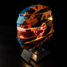 Load image into Gallery viewer, Lego McLaren Mastercard F1® Team Oscar Piastri Helmet 43017 Light Kit
