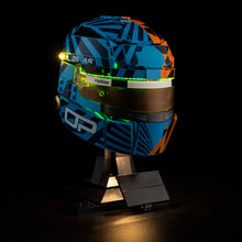 Load image into Gallery viewer, Lego McLaren Mastercard F1® Team Oscar Piastri Helmet 43017 Light Kit
