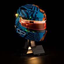 Load image into Gallery viewer, Lego McLaren Mastercard F1® Team Oscar Piastri Helmet 43017 Light Kit
