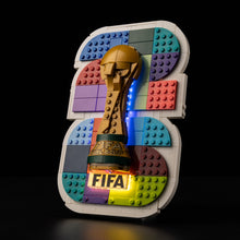 Load image into Gallery viewer, Lego FIFA World Cup 2026 Official Emblem 43032 Light Kit
