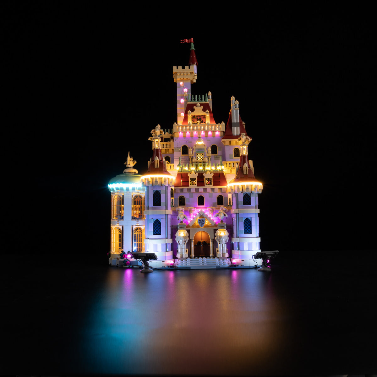 Castello La Bella E La Bestia MOC Bricks 2916 Pezzi + 10 Figure - Set Costruzioni ABS - Foto 2