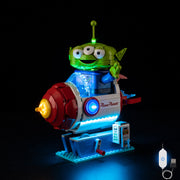 Lego Alien with Pizza Planet Rocket Ride 43307 Light Kit - BrickFans