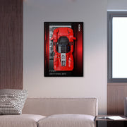 Lego 42143 Ferrari Daytona SP3 Display Wallboard - BrickFans