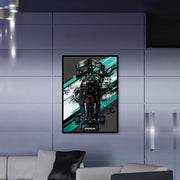 Lego 42171 Mercedes-AMG F1 W14 E Performance Display Wallboard - BrickFans
