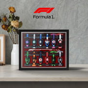 Lego 71049 F1 Collectible Race Cars Display Case - Wall-mountable Design - BrickFans