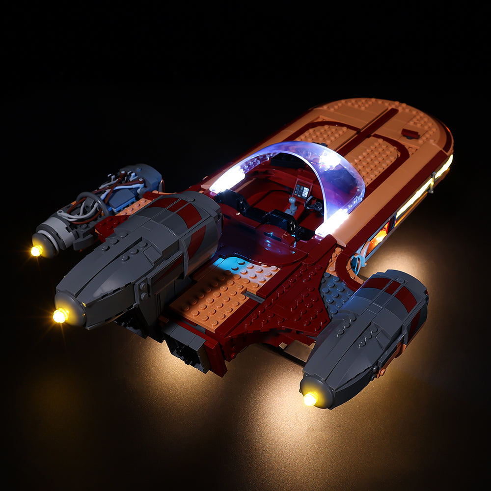 Luke Light Led Kit Lego Luke Skywalker’s Landspeeder 75341 Light Kit | BrickFans
