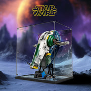 Lego 75409 Jango Fett's Firespray-Class Starship Display Case - BrickFans