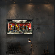 Lego 76271 Batman: The Animated Series Gotham City Display Case - 3D lighting scene - BrickFans