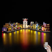 Lego Diagon Alley Wizarding Shops 76444 Light Kit - BrickFans