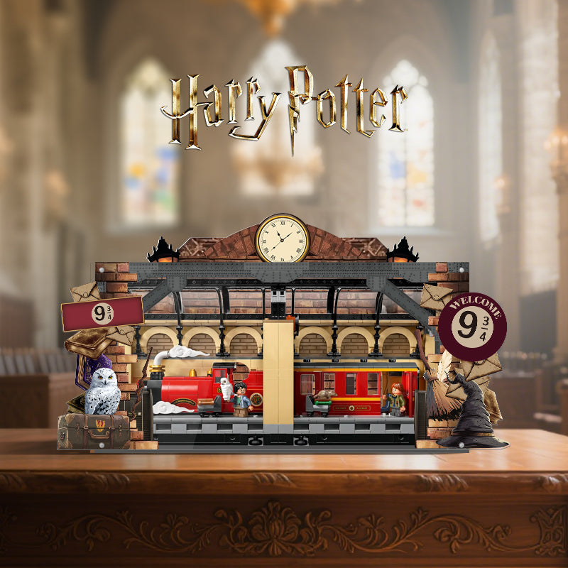 Lego 76450 Book Nook Hogwarts Express Display Case - Wall-mountable Design