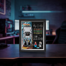 Load image into Gallery viewer, Lego 77256 Time Machine from Back to the Future Wall-Mountable Display Frame - BrickFans
