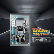 Load image into Gallery viewer, Lego 77256 Time Machine from Back to the Future Display Case
