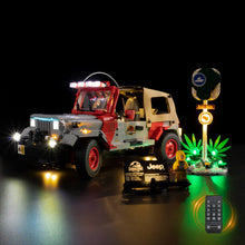 Load image into Gallery viewer, Lego Jurassic Park Jeep Wrangler 77984 Light Kit
