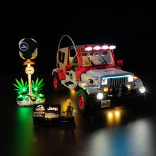 Load image into Gallery viewer, Lego Jurassic Park Jeep Wrangler 77984 Light Kit
