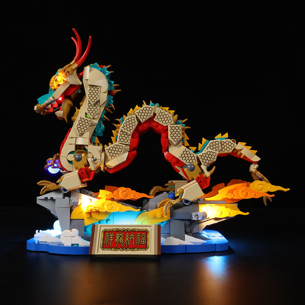 Lego Auspicious Dragon 80112 Light Kit | BrickFans