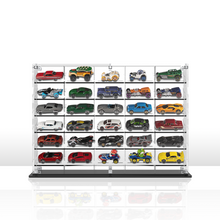 Load image into Gallery viewer, BrickFans Premium Horizontal Display Case for 1:64 Scale Diecast Cars, Hot Wheels, Tomica, Matchbox, Siku
