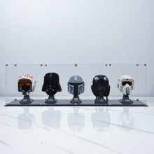Load image into Gallery viewer, BrickFans Premium Display Case for 5 x Lego Helmets

