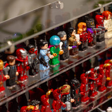 Load image into Gallery viewer, BrickFans Premium Wall-Mounted Display Case for LEGO® Logos &amp; 124 Minifigures

