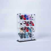 BrickFans Premium Vertical Display Case for 1:64 Scale Diecast Cars, Hot Wheels, Tomica, Matchbox, Siku - BrickFans