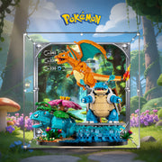 Lego 72153 Venusaur, Charizard and Blastoise Display Case - BrickFans
