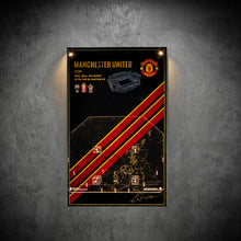 Load image into Gallery viewer, Premium Wall Display Panel with Spotlights for LEGO® Old Trafford – Manchester United 10272
