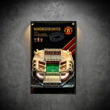 Load image into Gallery viewer, Premium Wall Display Panel with Spotlights for LEGO® Old Trafford – Manchester United 10272
