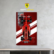 BrickFans Premium Acrylic Display Panel for LEGO 42207 Ferrari SF-24 F1 Car - BrickFans