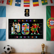 BrickFans Premium World Cup Legends Display Frame for LEGO® 43015, 43016 & 43032 - BrickFans