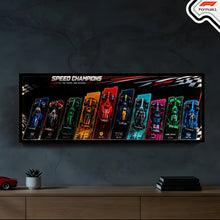 Load image into Gallery viewer, Premium Wall Display Frame for 10 LEGO® Speed Champions F1 Cars (77242–77251)
