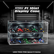LEGO Speed Champions F1 Race Car 10 in 1 Display Case 77242 - 77251 - BrickFans