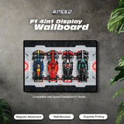 LEGO Speed Champions F1 Race Car 4 in 1 Display Wallboard (Grey and red tones) - BrickFans
