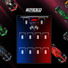 Load image into Gallery viewer, LEGO Speed Champions F1 Race Car 10 in 1 Display Wallboard 77242 - 77251
