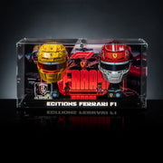 Premium LED 2-in-1 Display Case for LEGO® Ferrari F1® Helmets 43014 & 43022