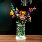 BrickFans Premium HeartBloom LED Display Vase for LEGO® Flowers - BrickFans