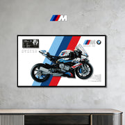 Lego 42130 BMW M 1000 RR Display Wallboard - BrickFans
