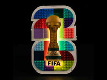 Load and play video in Gallery viewer, Lego FIFA World Cup 2026 Official Emblem 43032 Light Kit
