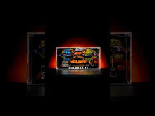 Load and play video in Gallery viewer, Premium LED 2-in-1 Display Case for LEGO® McLaren F1® Helmets – Piastri &amp; Norris 43017 / 43023
