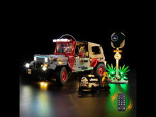 Load and play video in Gallery viewer, Lego Jurassic Park Jeep Wrangler 77984 Light Kit
