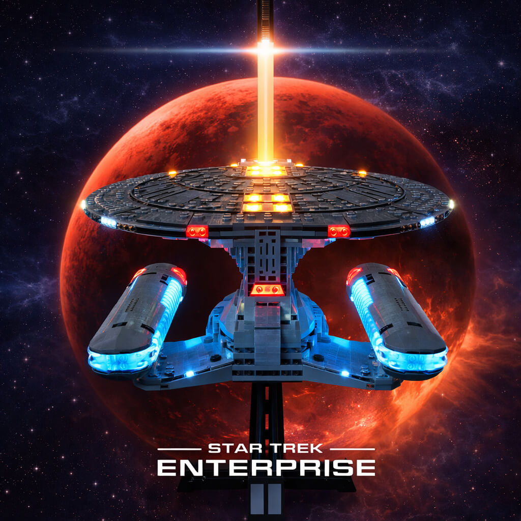 Lego Star Trek: U.S.S. Enterprise NCC-1701-D 10356 Light Kit
