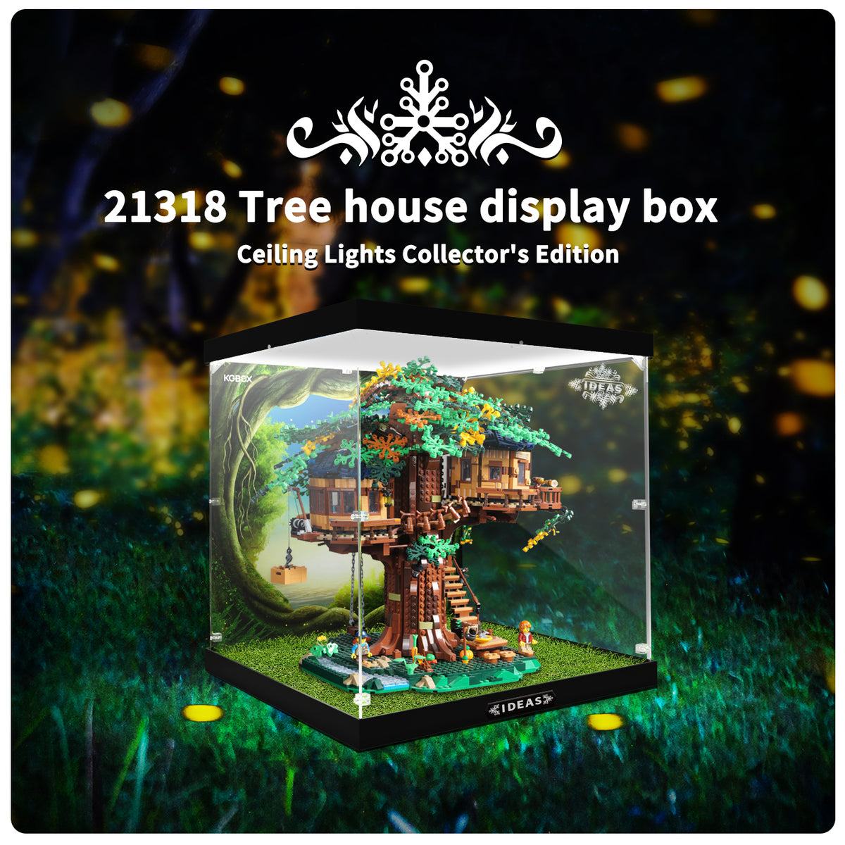 Lego 21318 Tree House Display Case - Ceiling Lights Collector's Edition ...