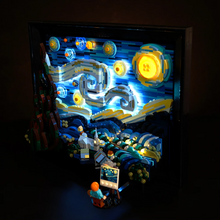 Load image into Gallery viewer, Lego Vincent van Gogh - The Starry Night 21333 Light Kit - BrickFans
