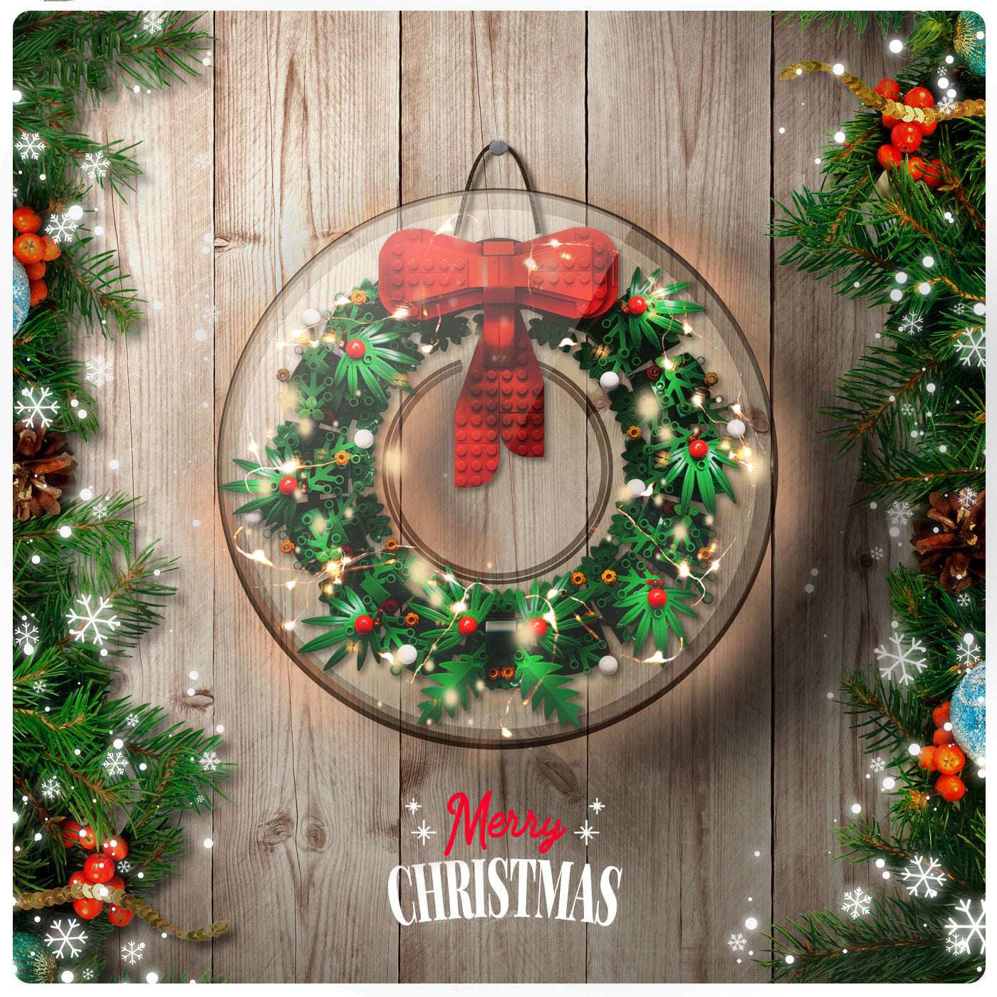 Lego Christmas Wreath 40426 Display Case BrickFans