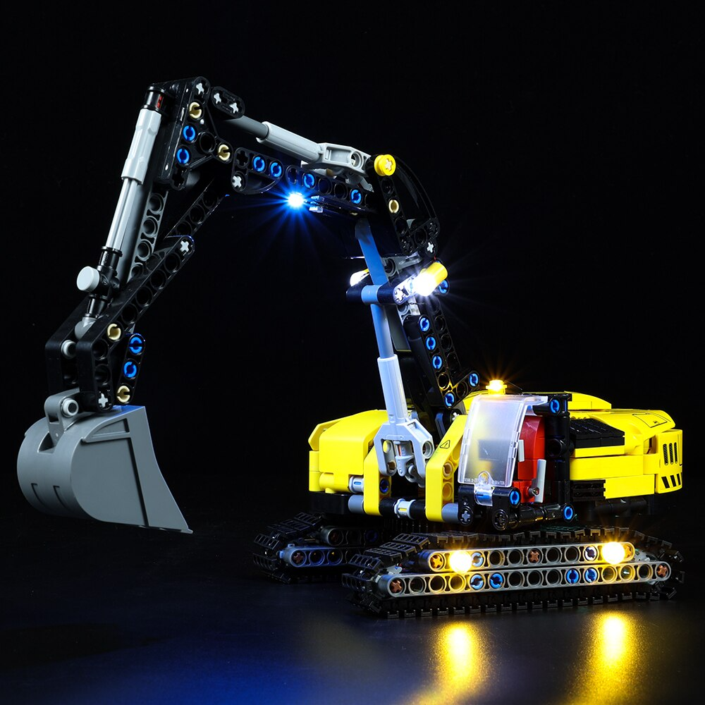 Lego Heavy-Duty Excavator 42121 Light Kit