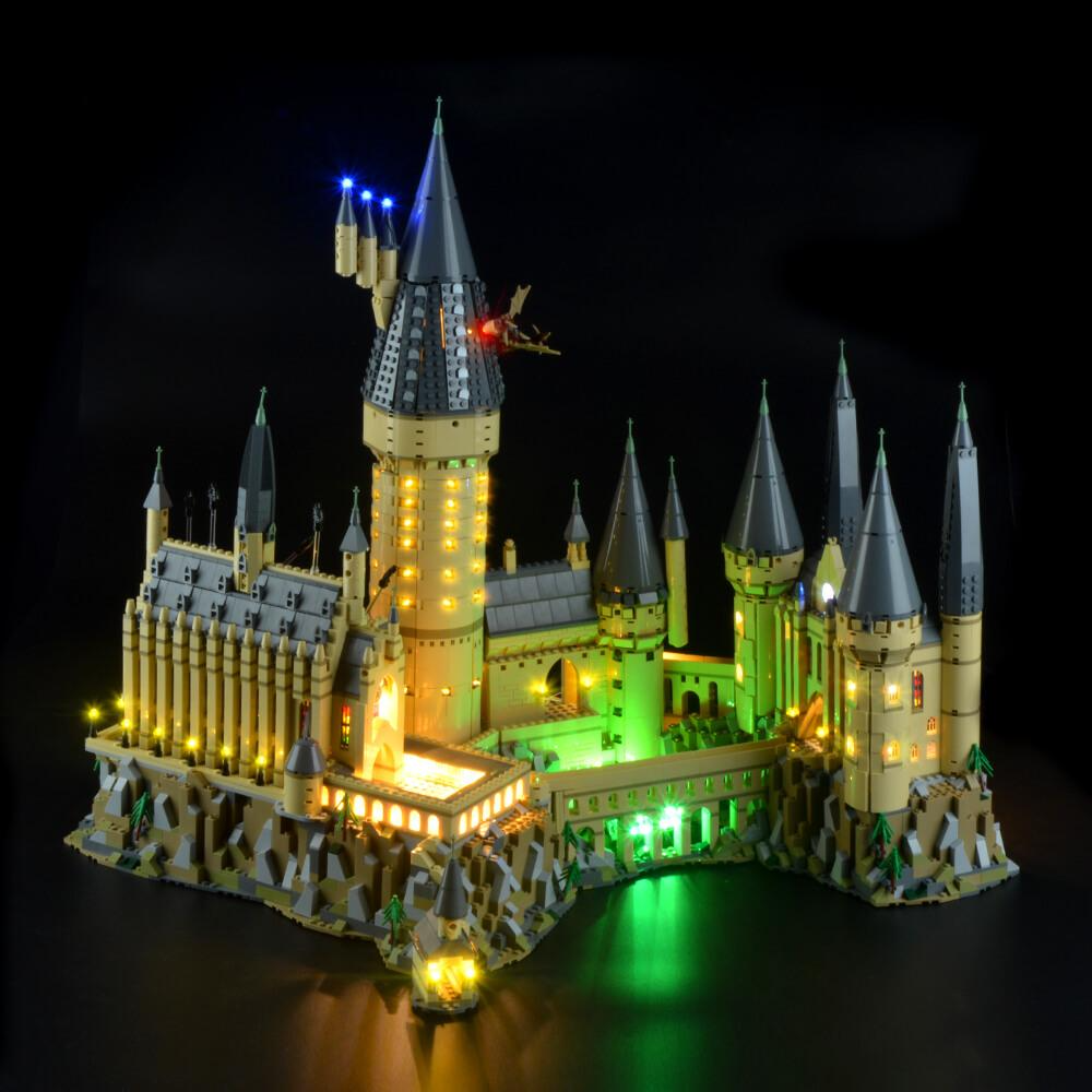 Hogwarts castle lego lights online