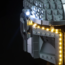 Load image into Gallery viewer, Lego The Mandalorian Helmet 75328 Light Kit - BrickFans
