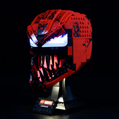Lego Carnage Helmet 76199 light kit - BrickFans