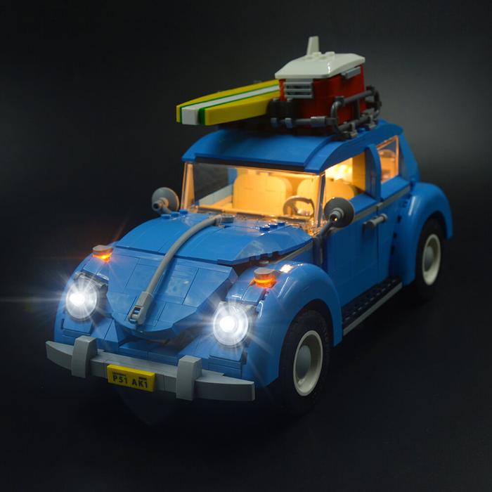 Lego Volkswagen Beetle 10252 Light Kit - BrickFans
