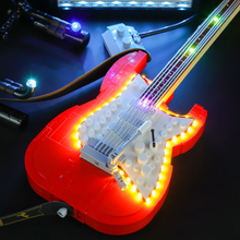 Load image into Gallery viewer, Lego Fender Stratocaster 21329 Light Kit - BrickFans
